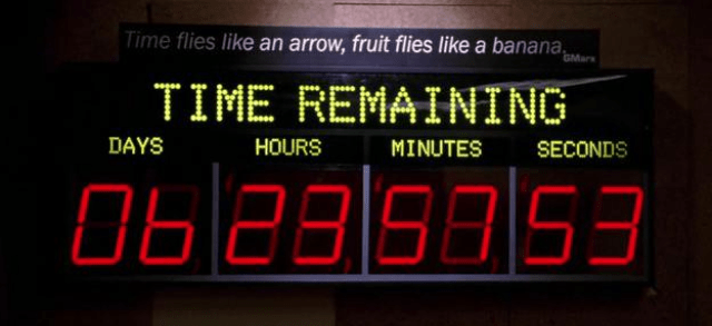 "Time flies like an arrow; fruit flies like a&nbsp;banana."